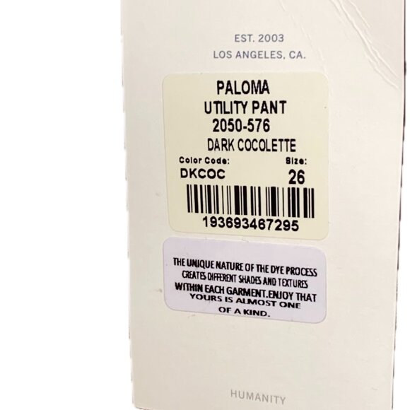 Citizens of Humanity Womens Paloma Utility Trouser Pants Khaki Classic Sz 26 NWT - Picture 11 of 11